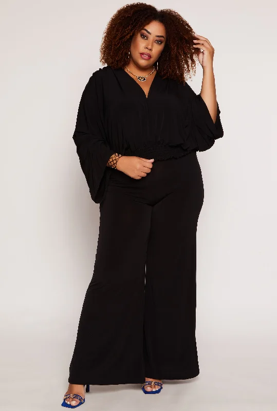 Plus Size High Waist Palazzo Pants