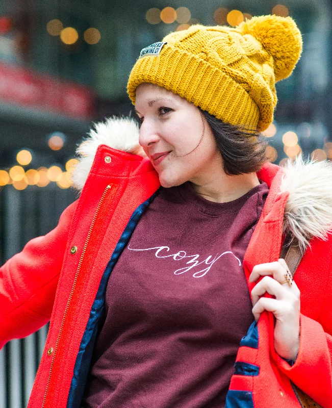 Cozy Maroon Sweatshirt