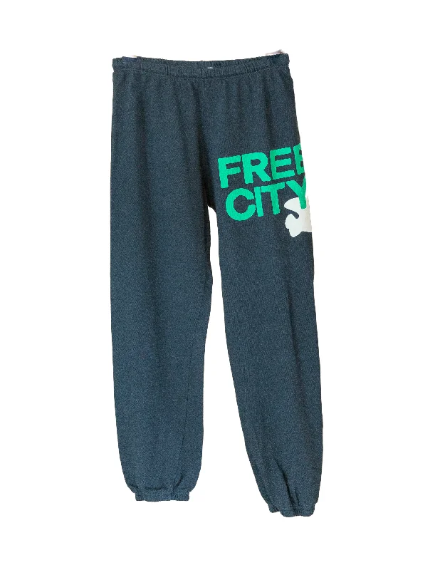 FreeCity Large Sweatpant - Green Plant