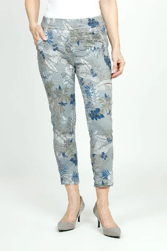 Organic Rags Multi Leaves Print Crop Pant