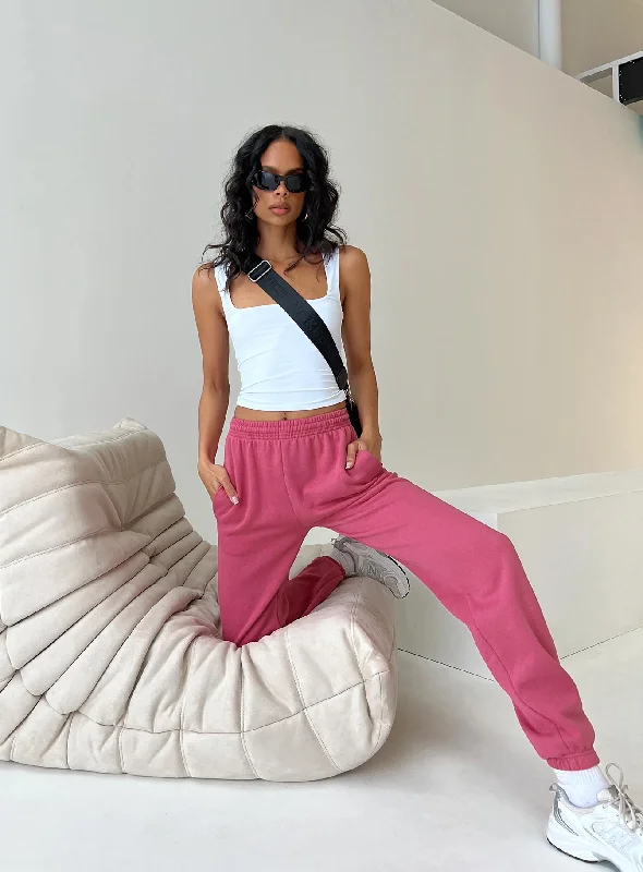 Renna Track Pants Pink