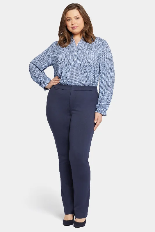 Slim Trouser Pants In Plus Size - Oxford Navy