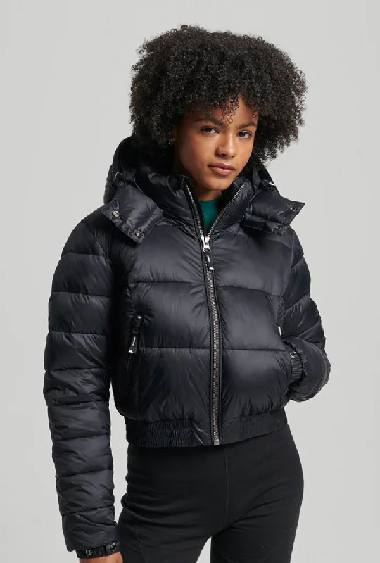 SUPERDRY FUJI CROP HOODED JACKET