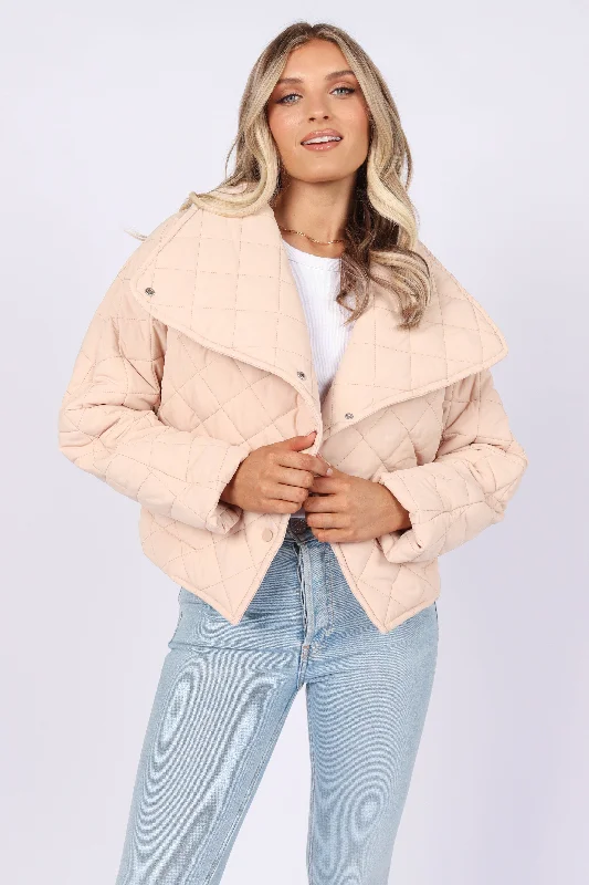 Susannah Quilted Jacket - Beige