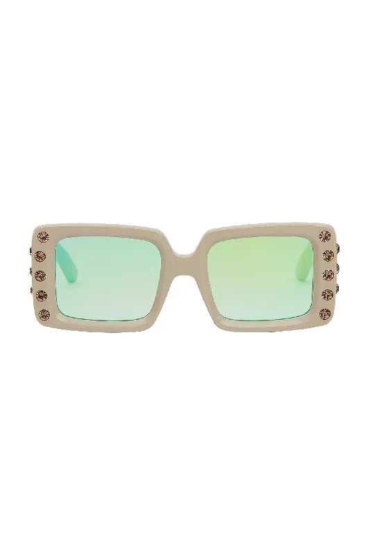 Aje X Local Supply The Square Embellished Sunglasses