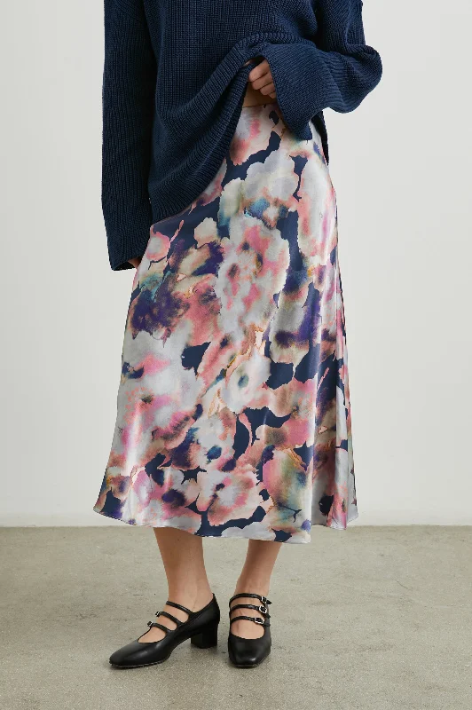 ANYA SKIRT - MIDNIGHT VERBENA