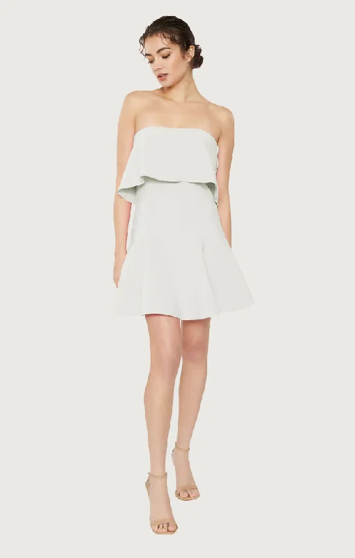 Driggs Flouncy Dress - White