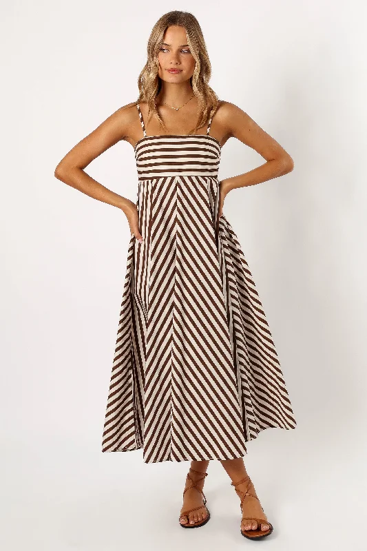 Mercury Maxi Dress - Chocolate