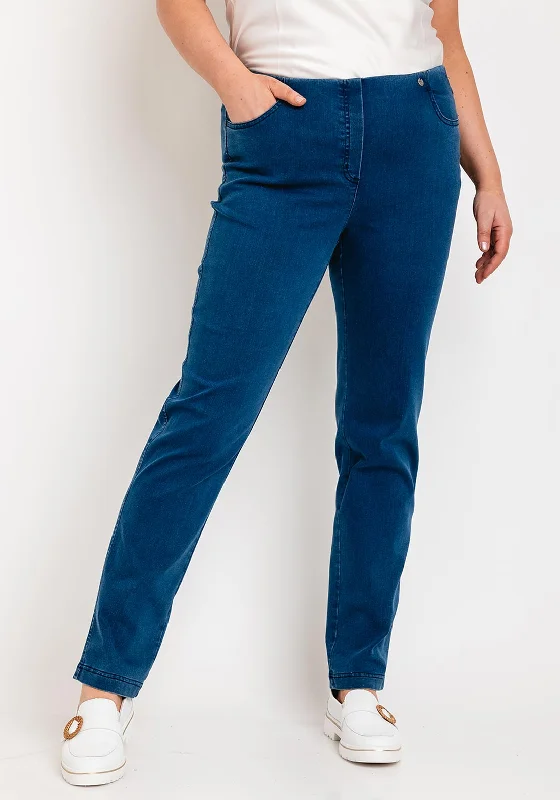 Robell Bella Slim Stretch Denim Jeggings, Blue