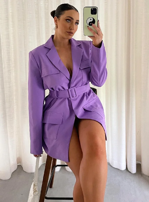 Steinway Mini Dress Purple