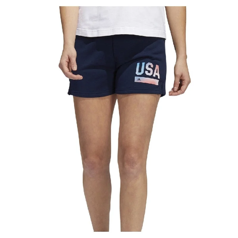 Adidas Women's Multi Sport Shorts Blue Size Large