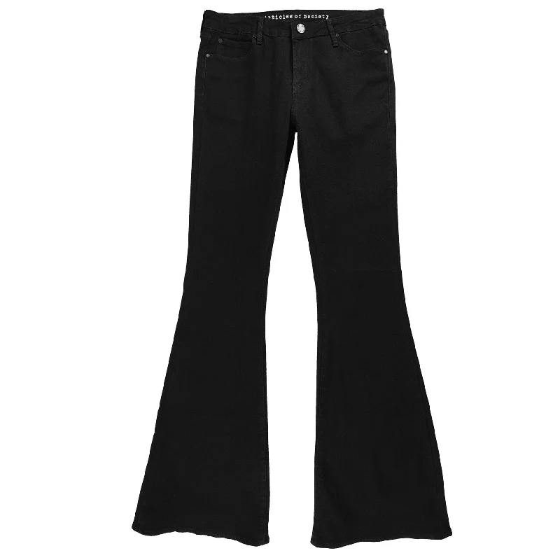 Articles Of Society Womens Flare Stretch Jeans