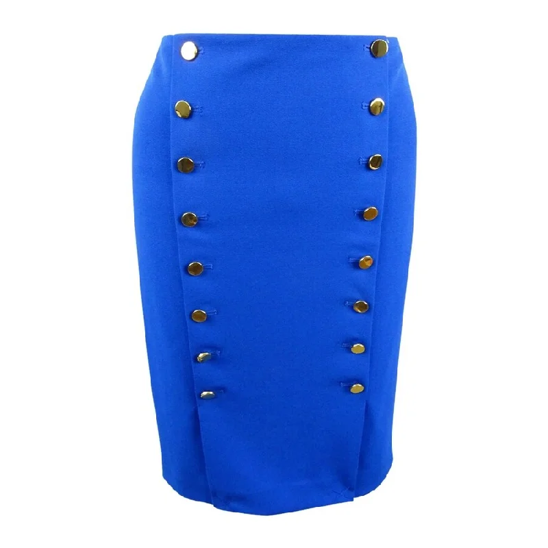 Calvin Klein Womens Embellished Pencil Skirt