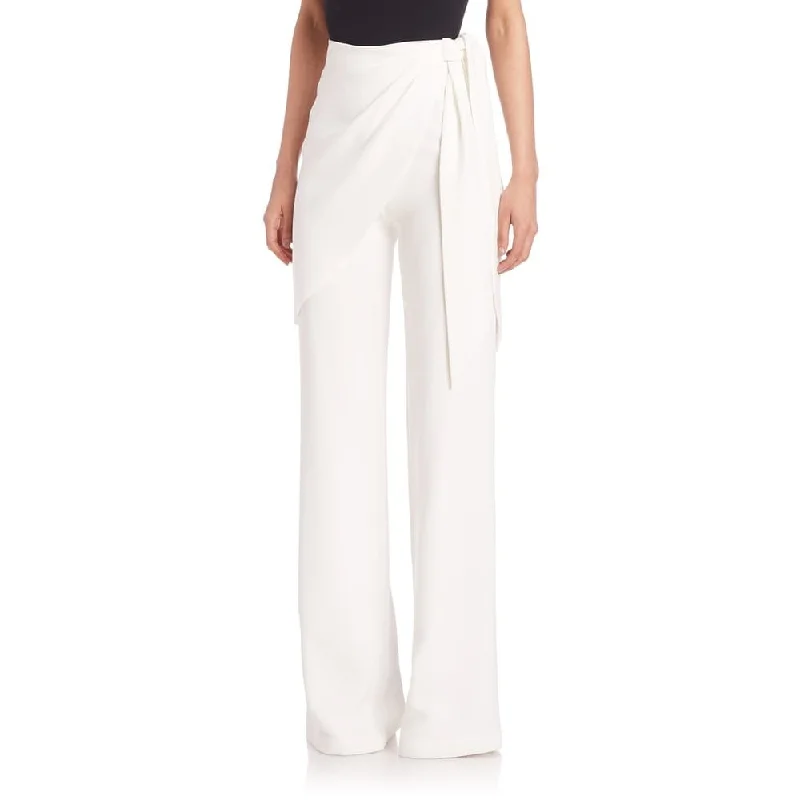 Cinq a Sept Women's Casa Blanca White Wide-leg Pants