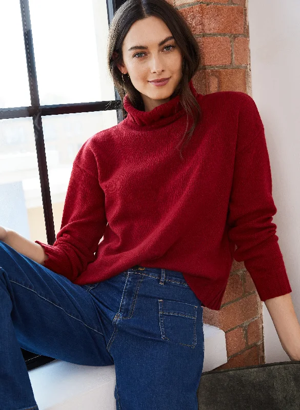 Darcy Eco Cashmere Roll Neck Jumper