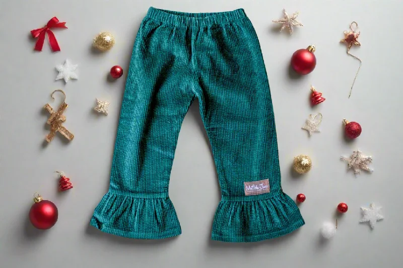 Emerald Eve Corduroy Big Ruffles