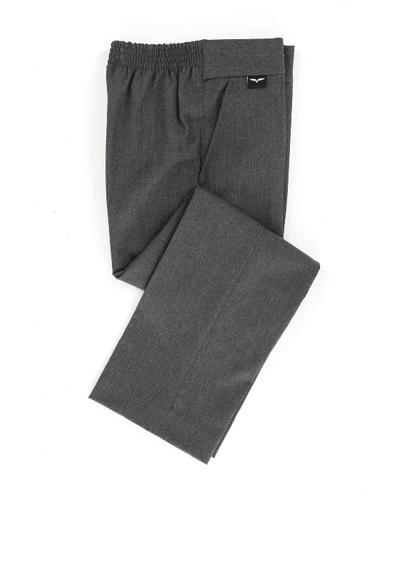 Hunter Girls Straight Leg School Trousers, Grey