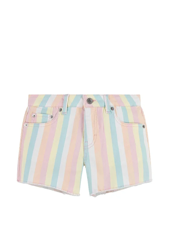 Levi’s Older Girl Stripe Shorts, Multi