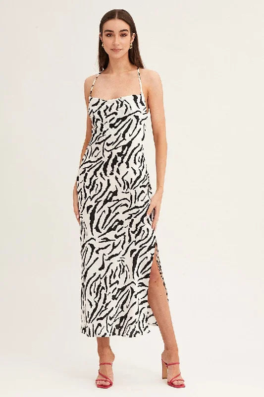 Print Midi Dress