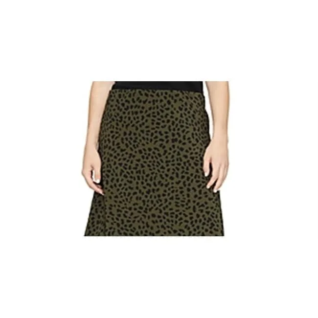 Sanctuary Women's Everyday Printed Midi Skirt Green Size X-Small