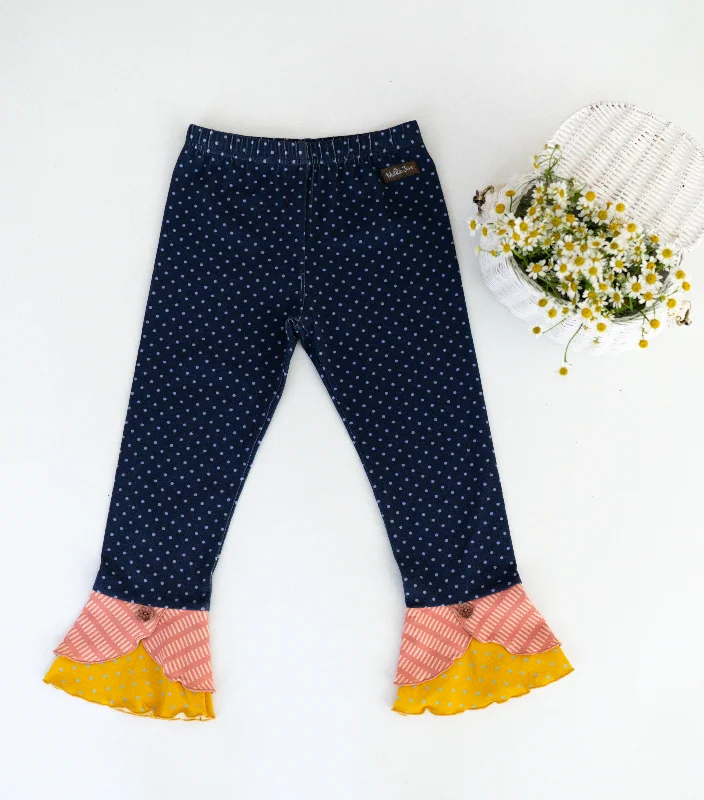 Starry Night Scrappy Leggings