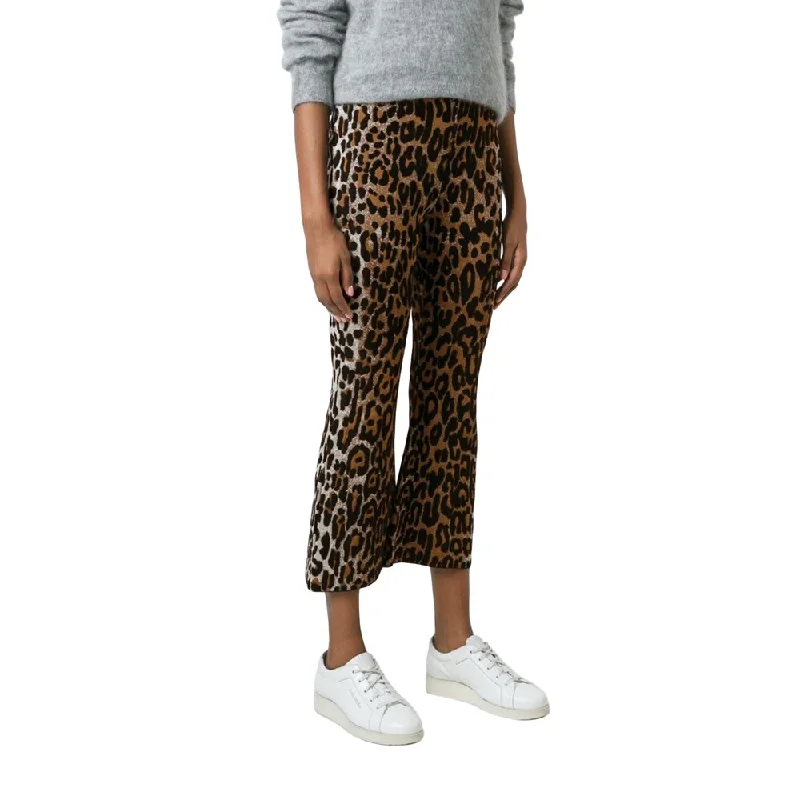 Stella McCartney Women's Flared Leopard Pants