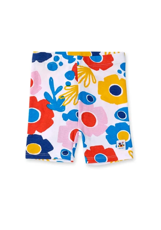 Tuc Tuc Girl Salty Air Print Bicycle Short, Multi