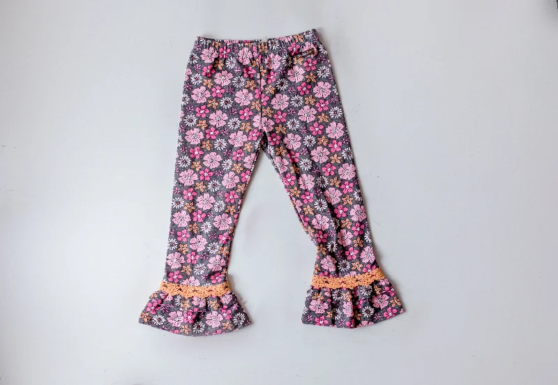 Big Ruffles Twilight Blossom Leggings