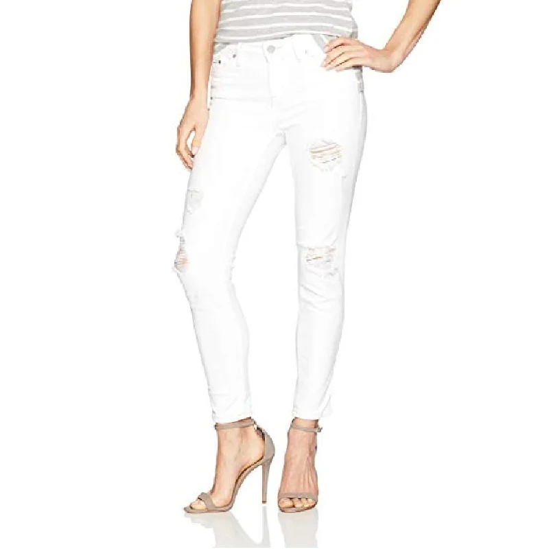 Calvin Klein Women's Mid Rise Skinny Jeans White Size 26"