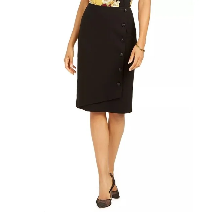 Kasper Women's Pencil Skirt Black Size 8